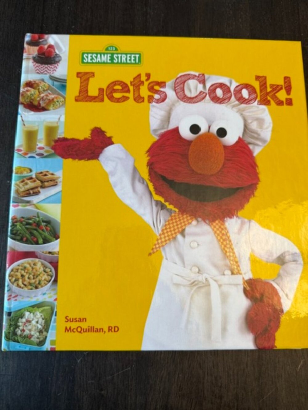 New Sesame Street: Let's Cook! Kids Spiralbound Hardcover by Susan McQuillan, RD